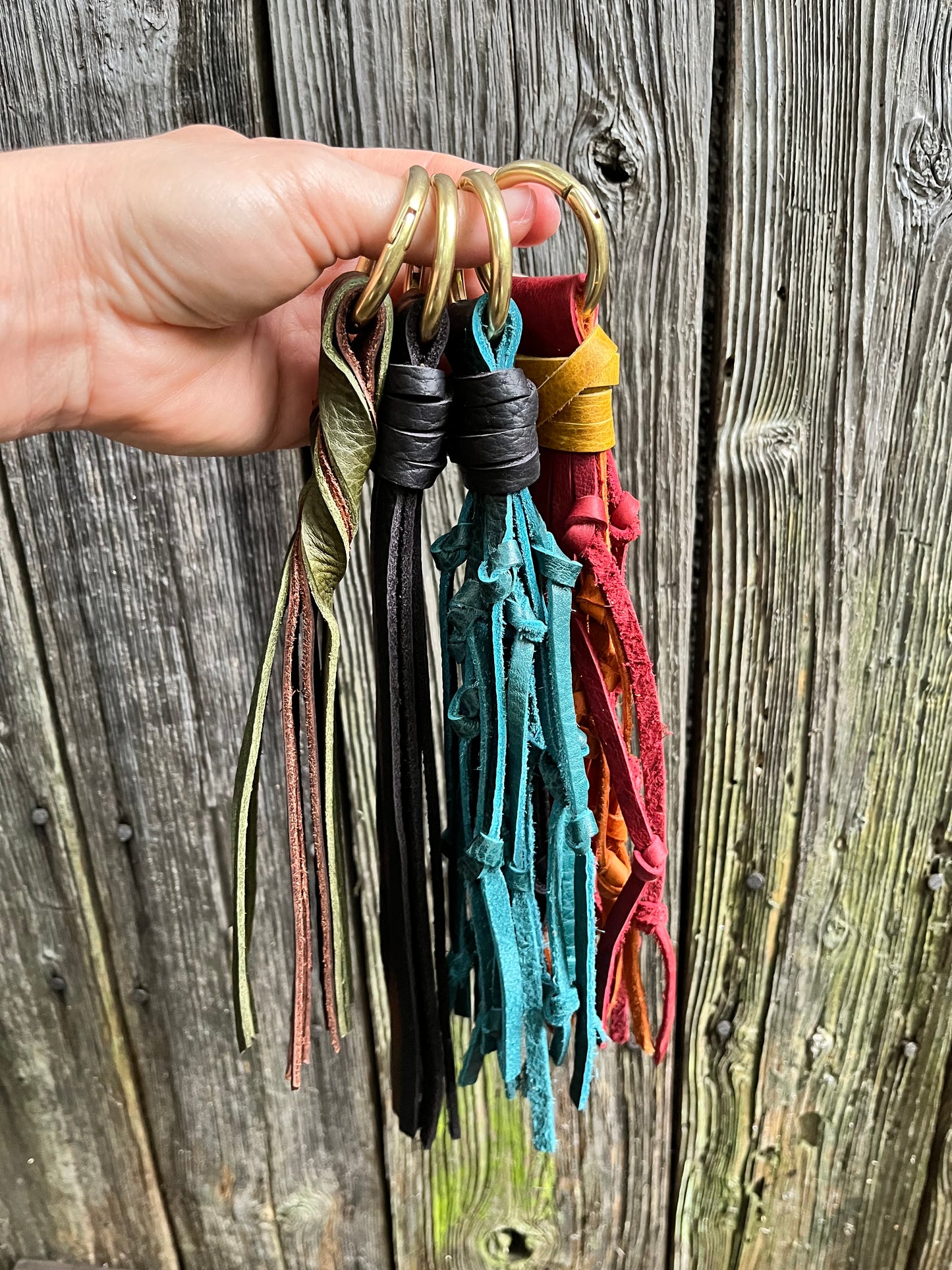 Handmade Leather Tassels