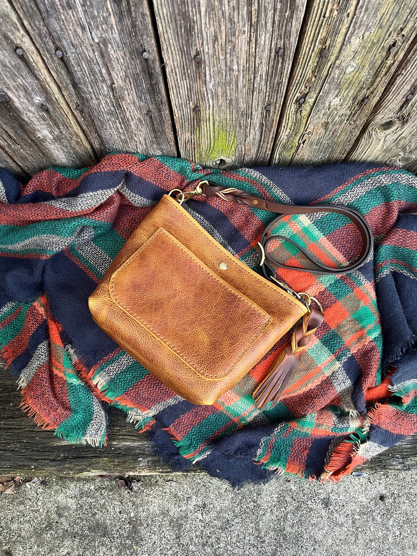 Mini Mimi Convertible Bag in Peanut Bison