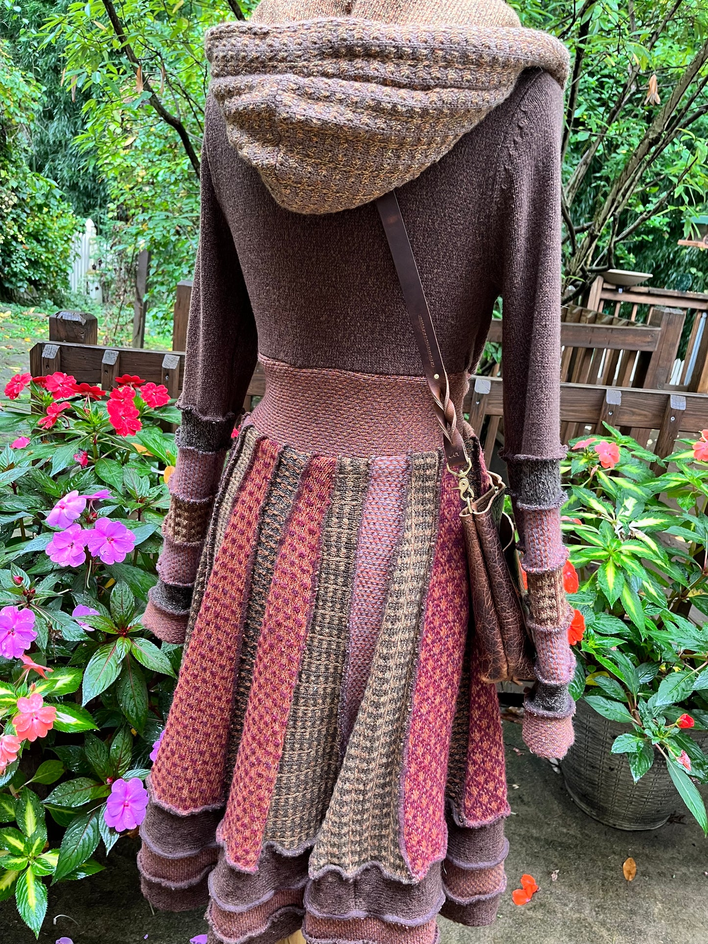 Leather Crossbody in Woodstock Distressed Bison