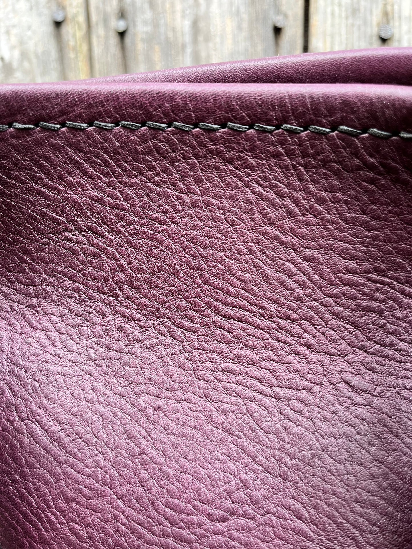 Mimi Slouch Bag in Violet with Braided Throwover Leather Tassel