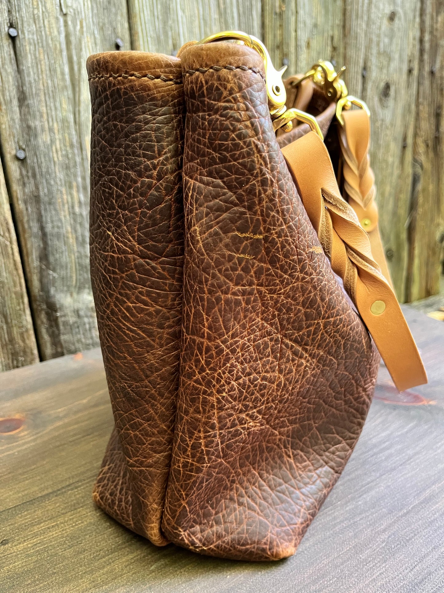 Mimi Slouch Bag in Woodstock with Leather Tassel