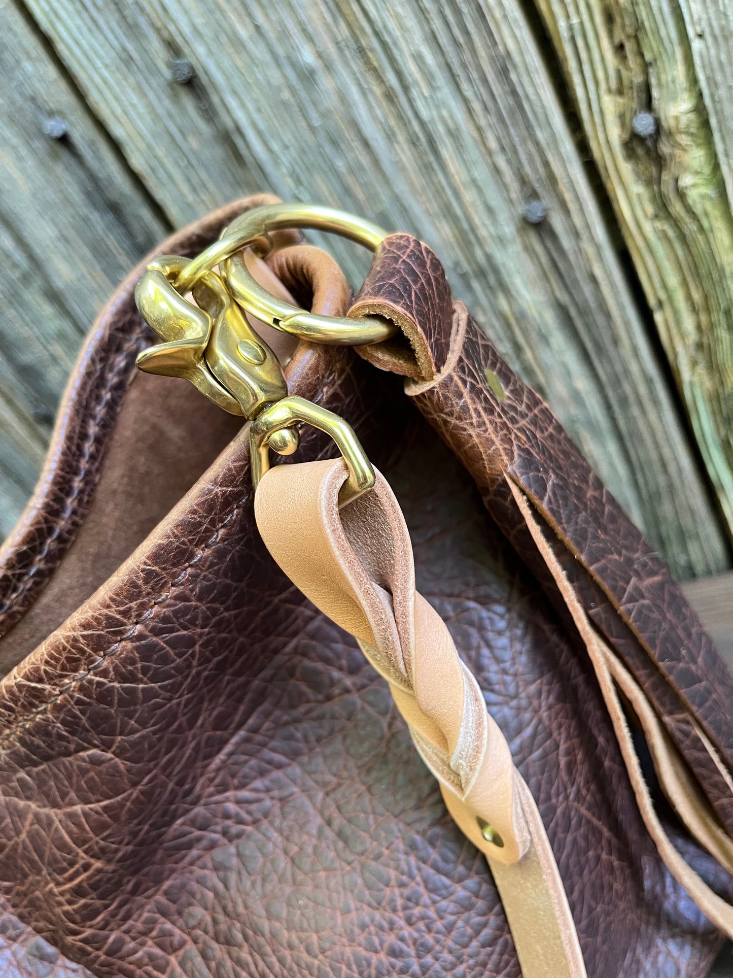 Mimi Slouch Bag in Woodstock with Leather Tassel