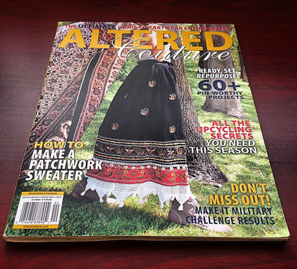 Woodland Tribal Blanket Boots, ALTERED COUTURE, Wearable Art