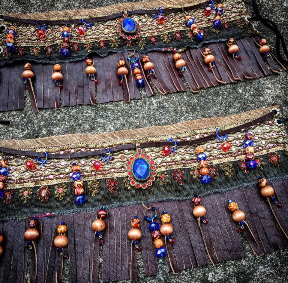 Jeweled Bohemian Boot Wraps