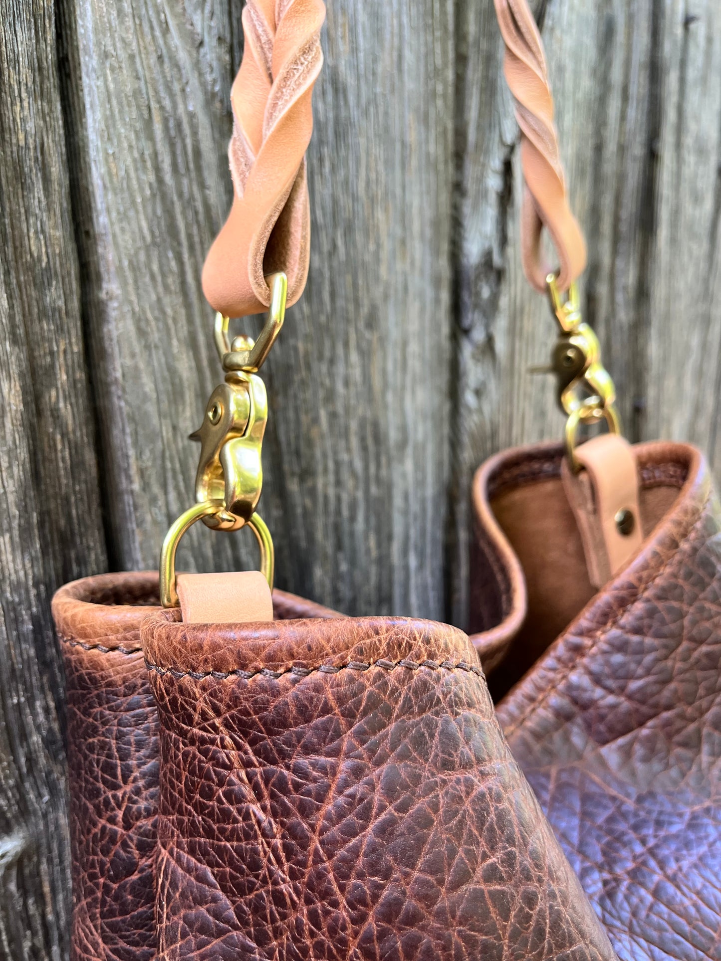 Mimi Slouch Bag in Woodstock with Leather Tassel