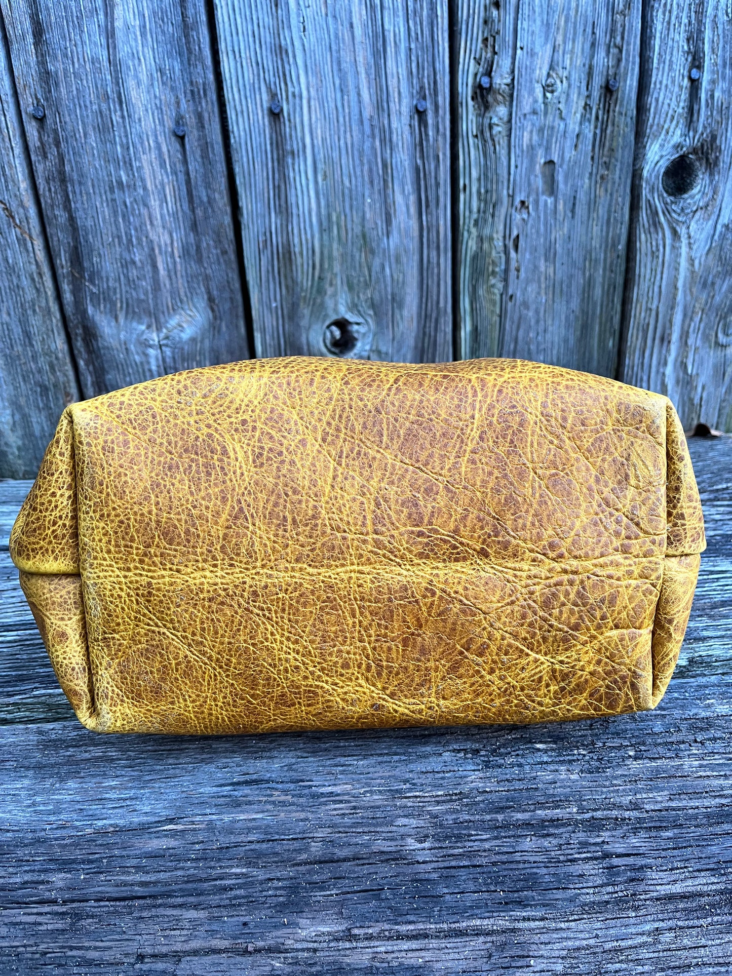 Carrie Hobo in Mustard Bison with Standard Leather Strap