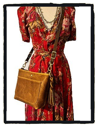 Mini Mimi Convertible Bag in Peanut Bison
