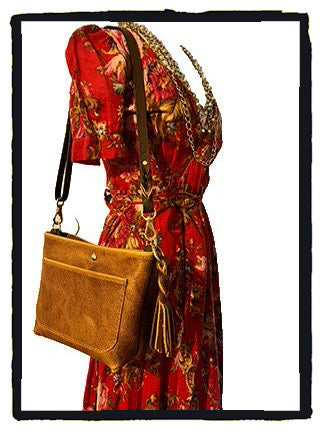 Mini Mimi Convertible Bag in Peanut Bison