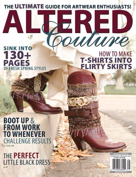 Tapestry Boots, Bohemian Cougar, ALTERED COUTURE, Wearable Art