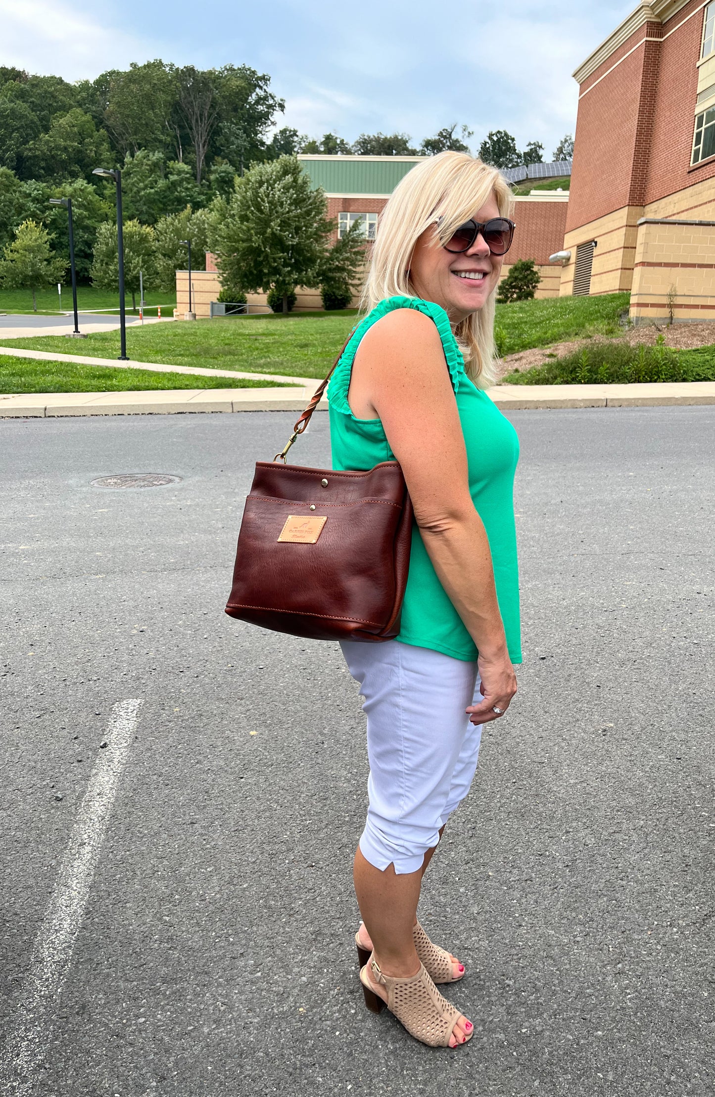 Emma Shoulder Bag in Maplewood