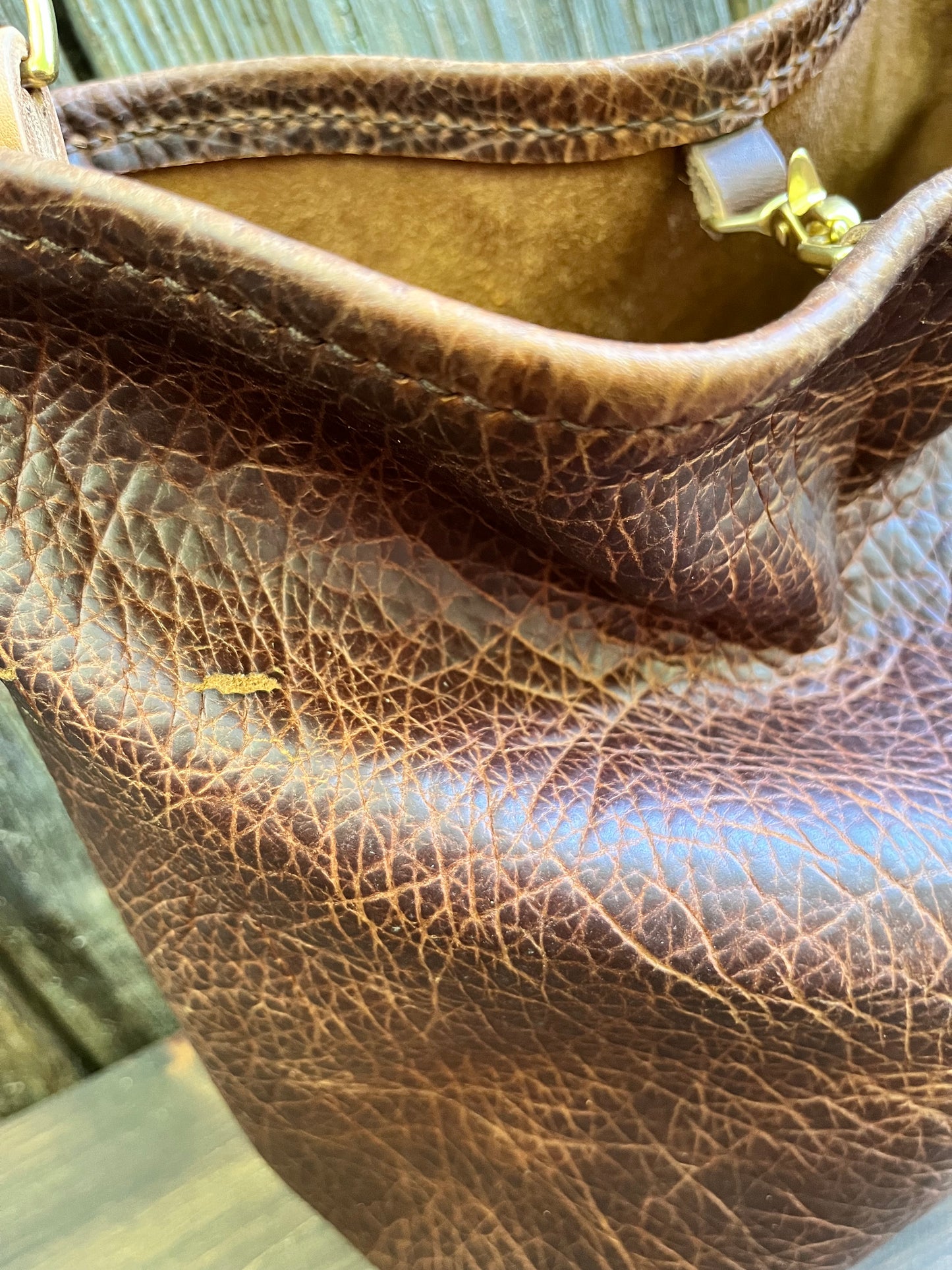 Mimi Slouch Bag in Woodstock with Leather Tassel