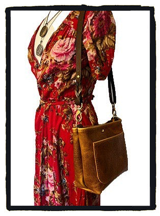 Mini Mimi Convertible Bag in Peanut Bison