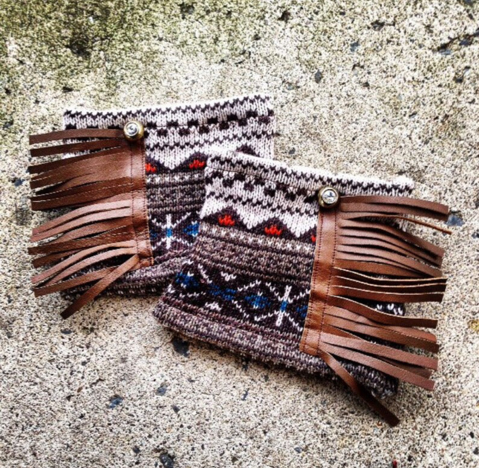 Fair Isle Mini Boot Sweaters