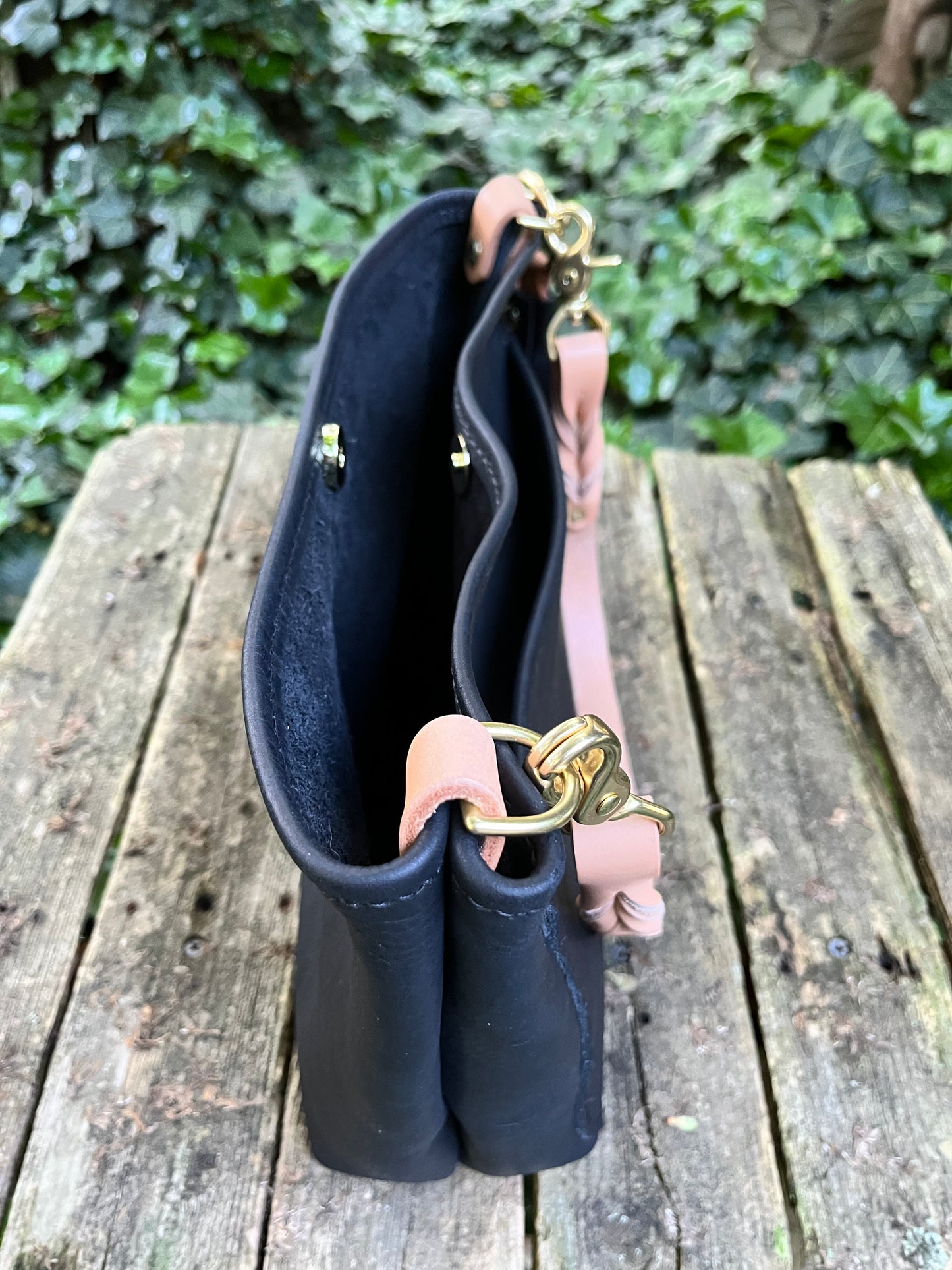 Custom Mini Mimi Convertible Bag in Black Kodiak