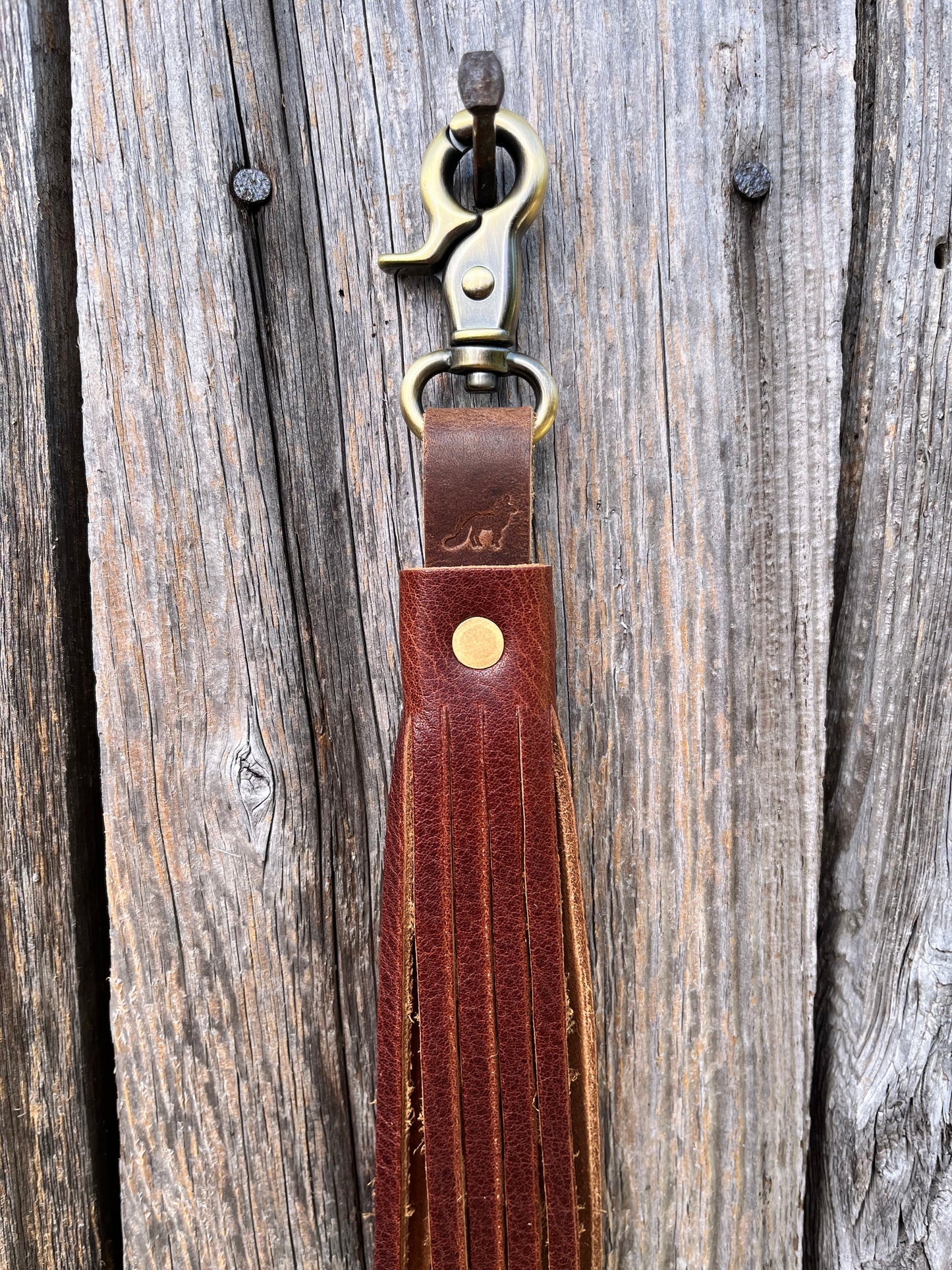 Handmade Fox Leather Tassel