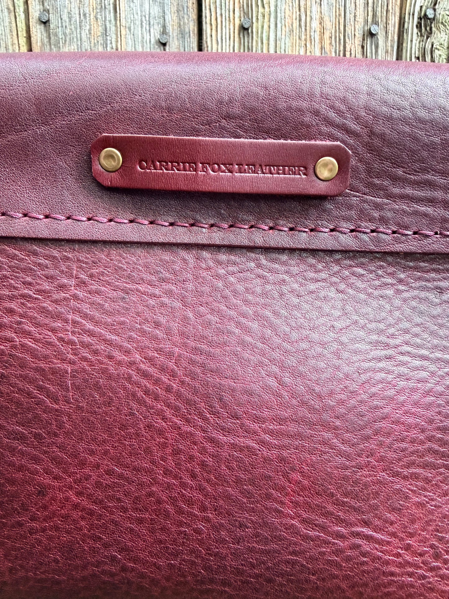 Bubby Heart Bag in Premium Oxblood