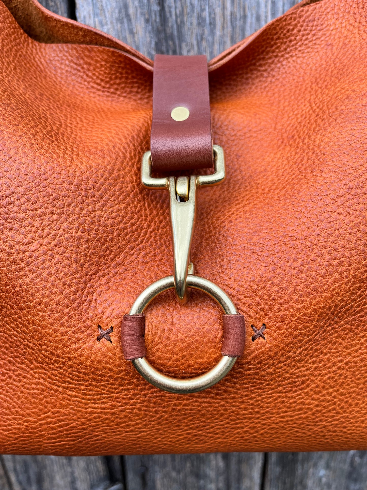 SoHo Handbag in Badalassi Carlo Italian Vachetta Leather in Olmo