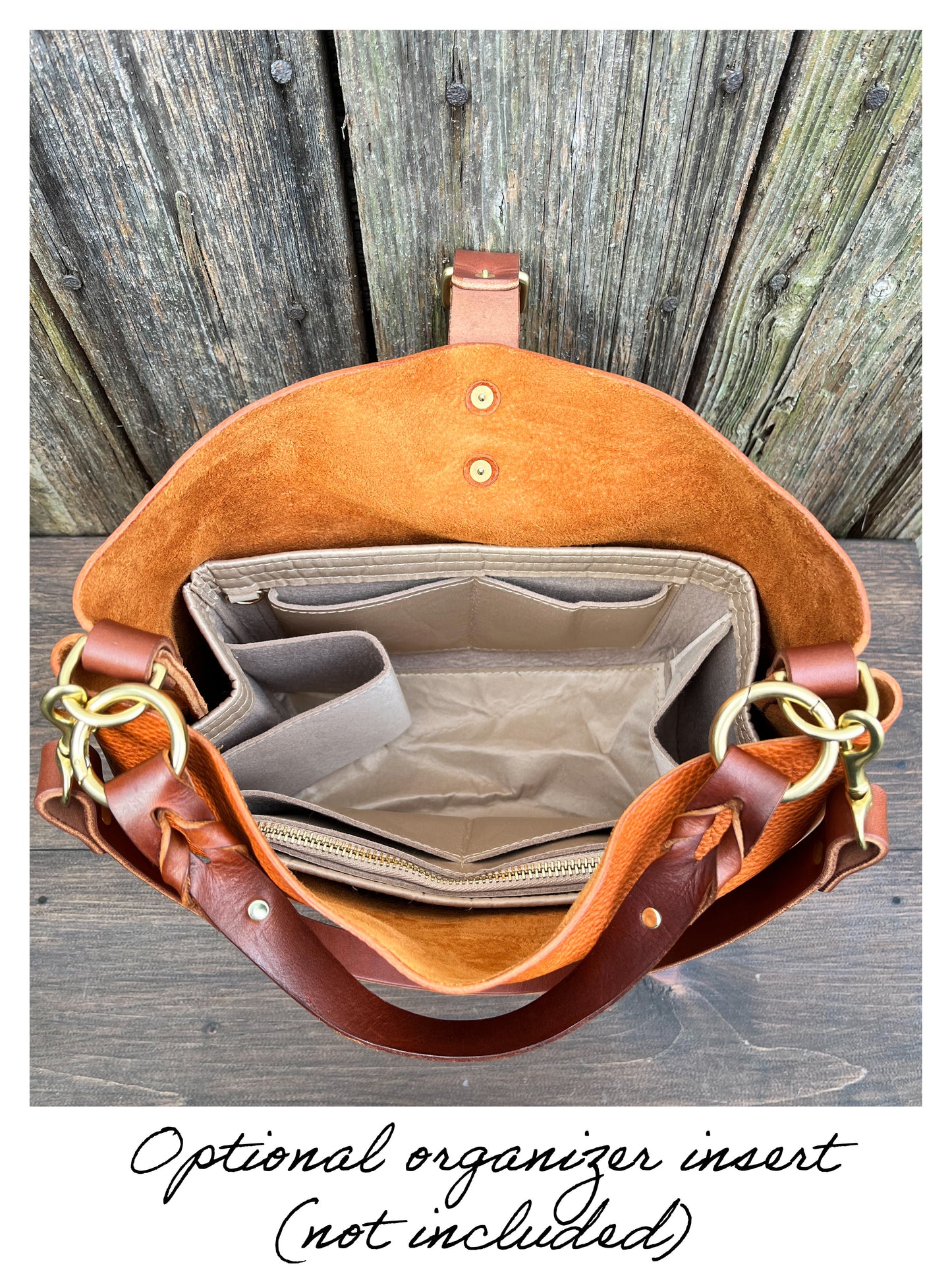 SoHo Handbag in Badalassi Carlo Italian Vachetta Leather in Olmo