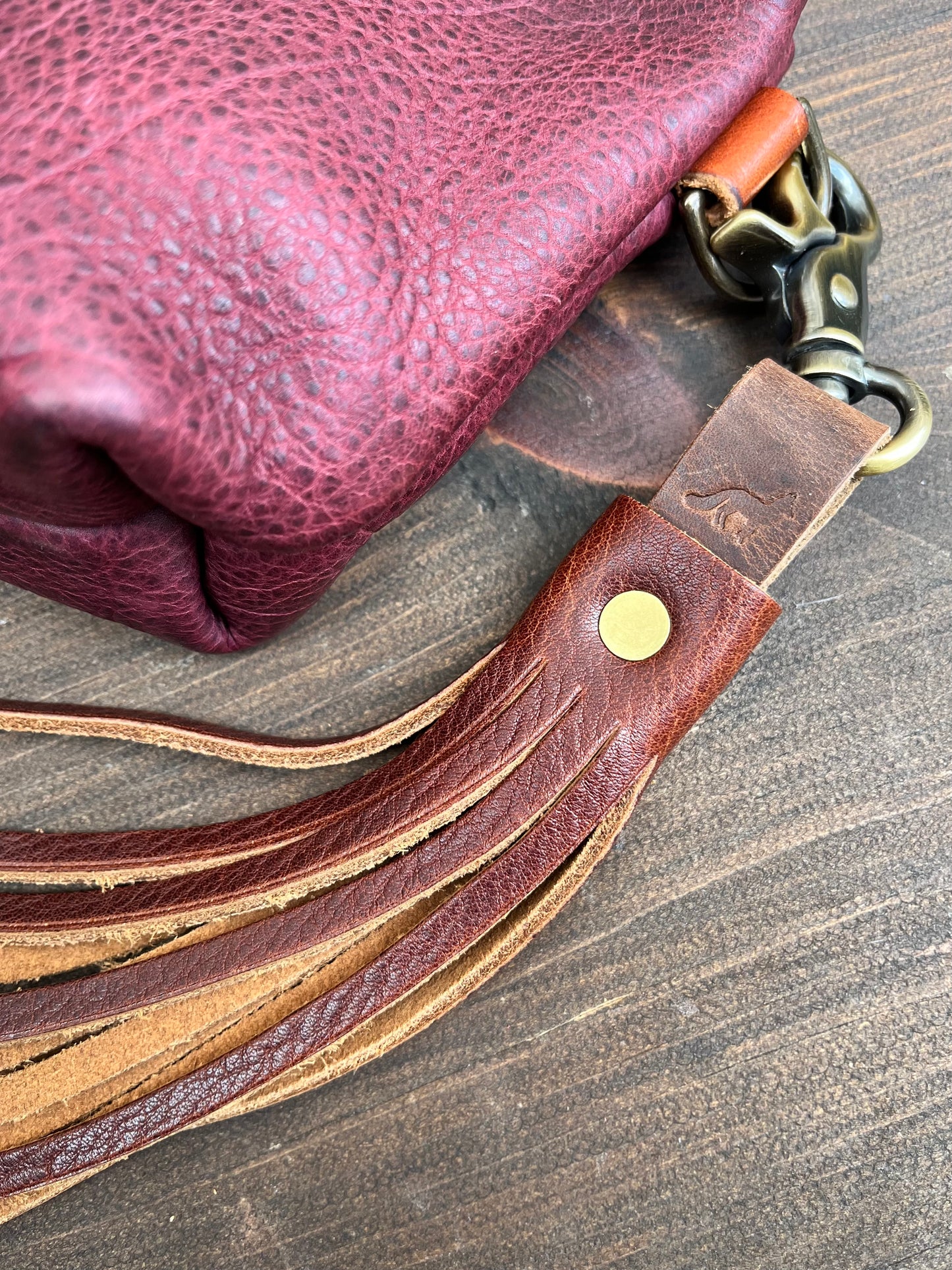 Handmade Fox Leather Tassel