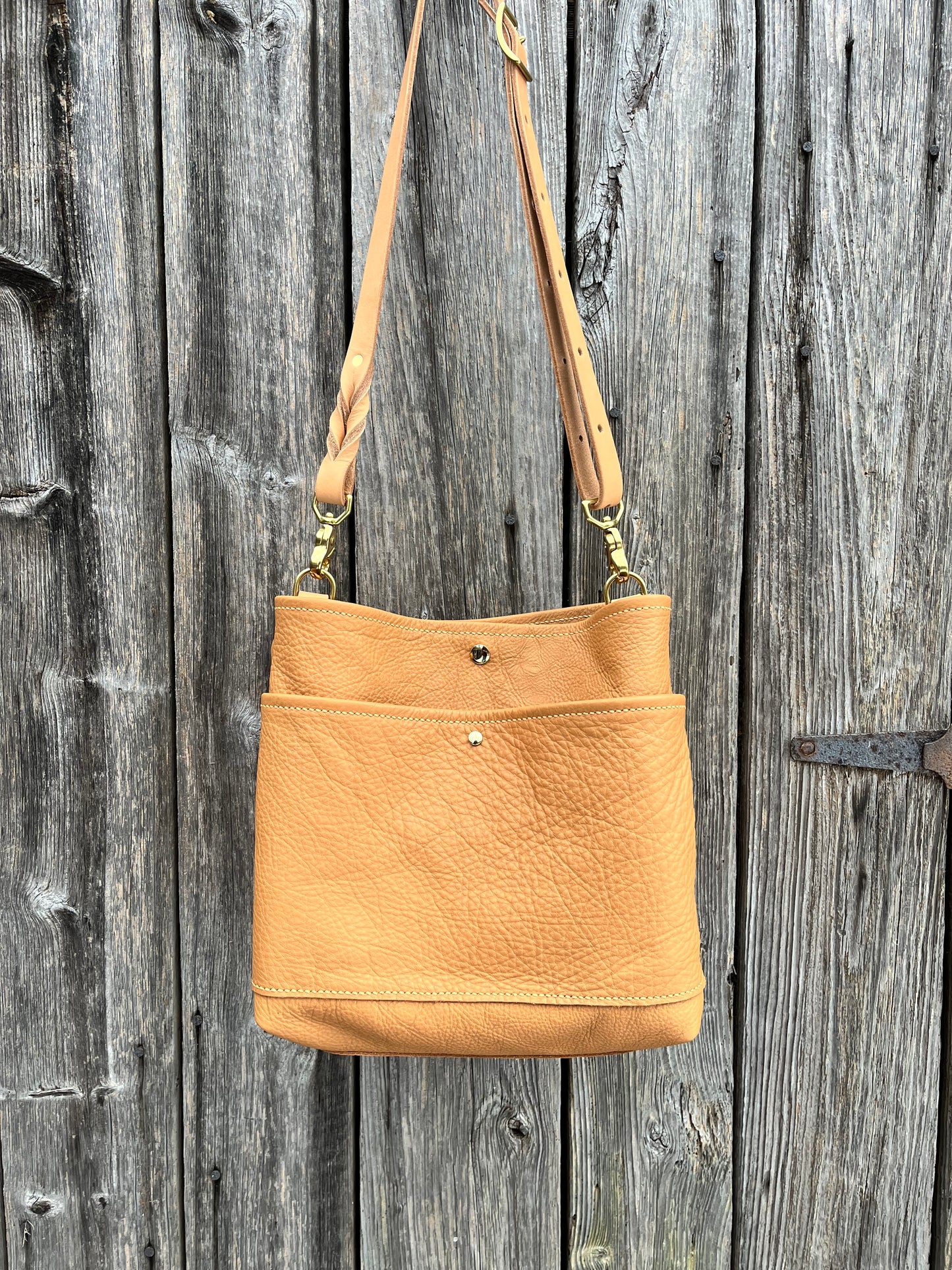 Emma Shoulder Bag in Butterscotch with Conway Strap