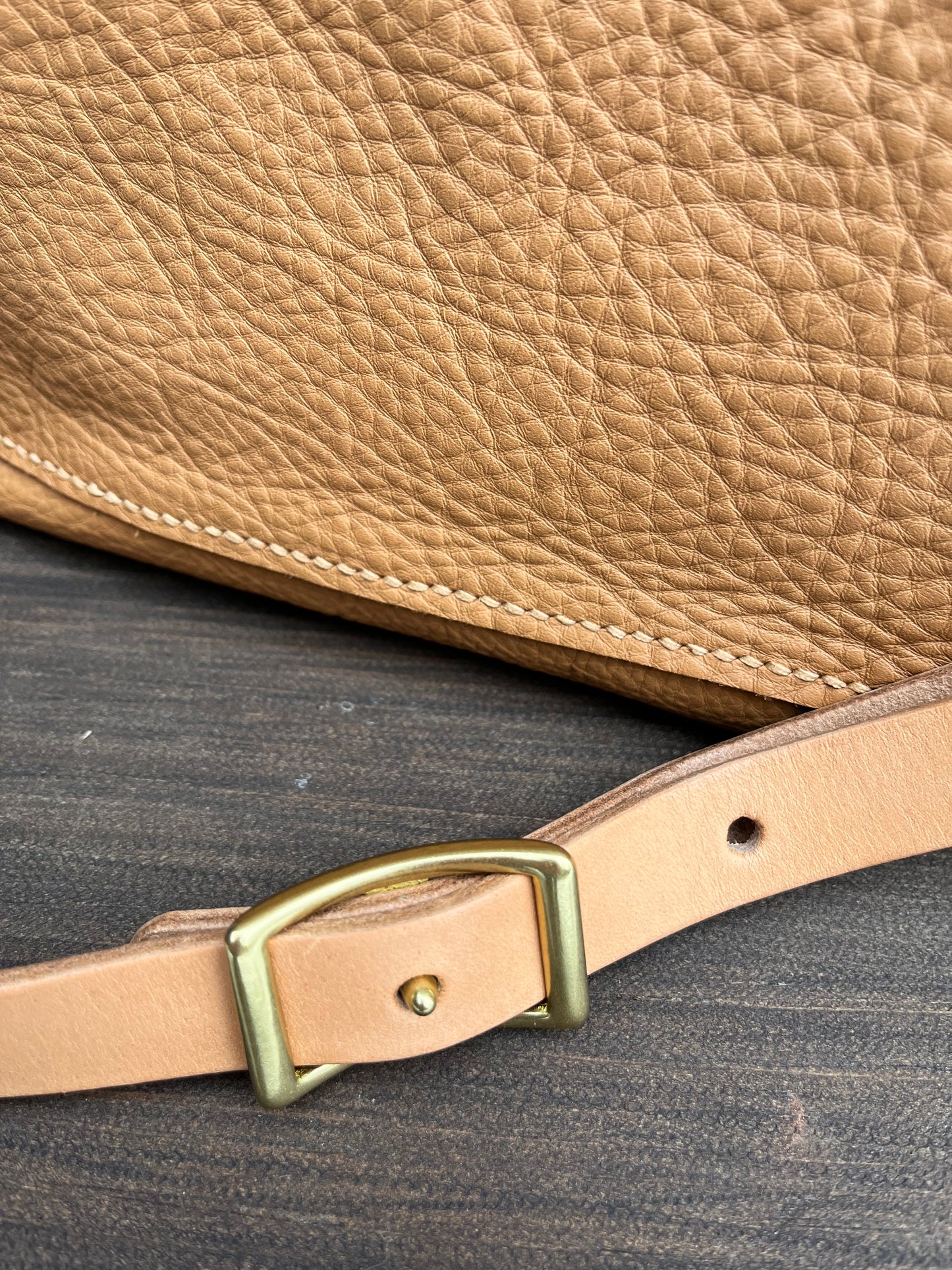 Emma Shoulder Bag in Butterscotch with Conway Strap