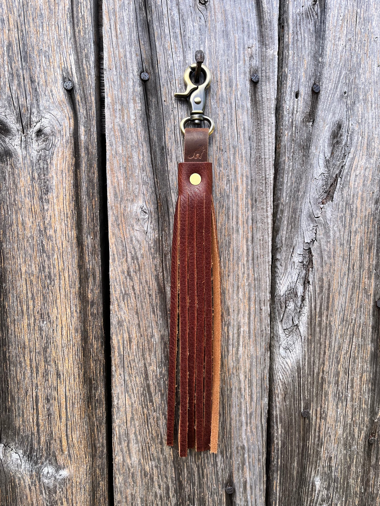 Handmade Fox Leather Tassel