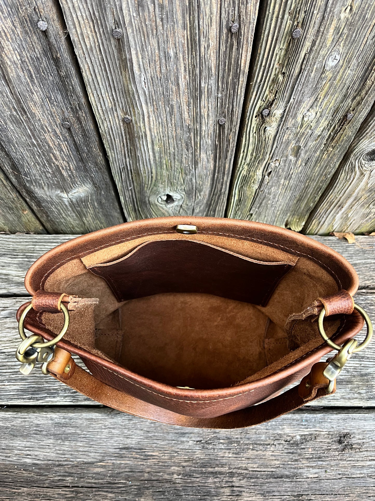 Carrie Hobo in Tan Kodiak with Standard Leather Strap
