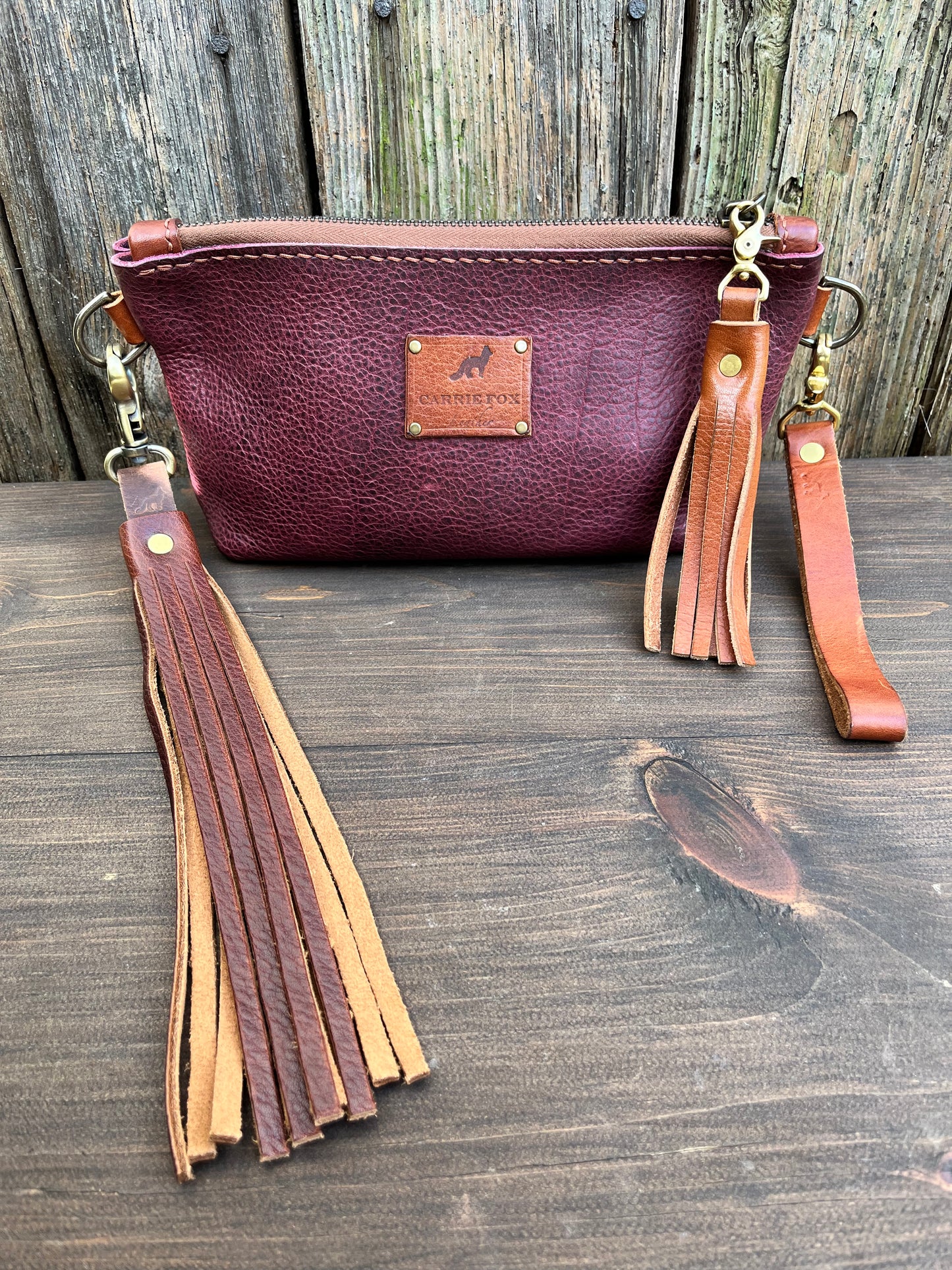 Handmade Fox Leather Tassel