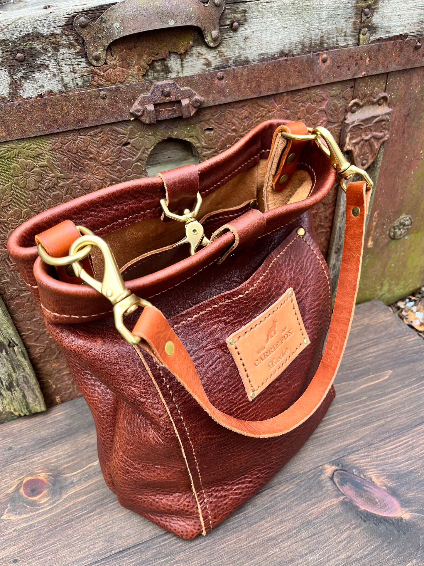 Bonnie Bucket / Choose Your Full Grain Leather / Made to Order