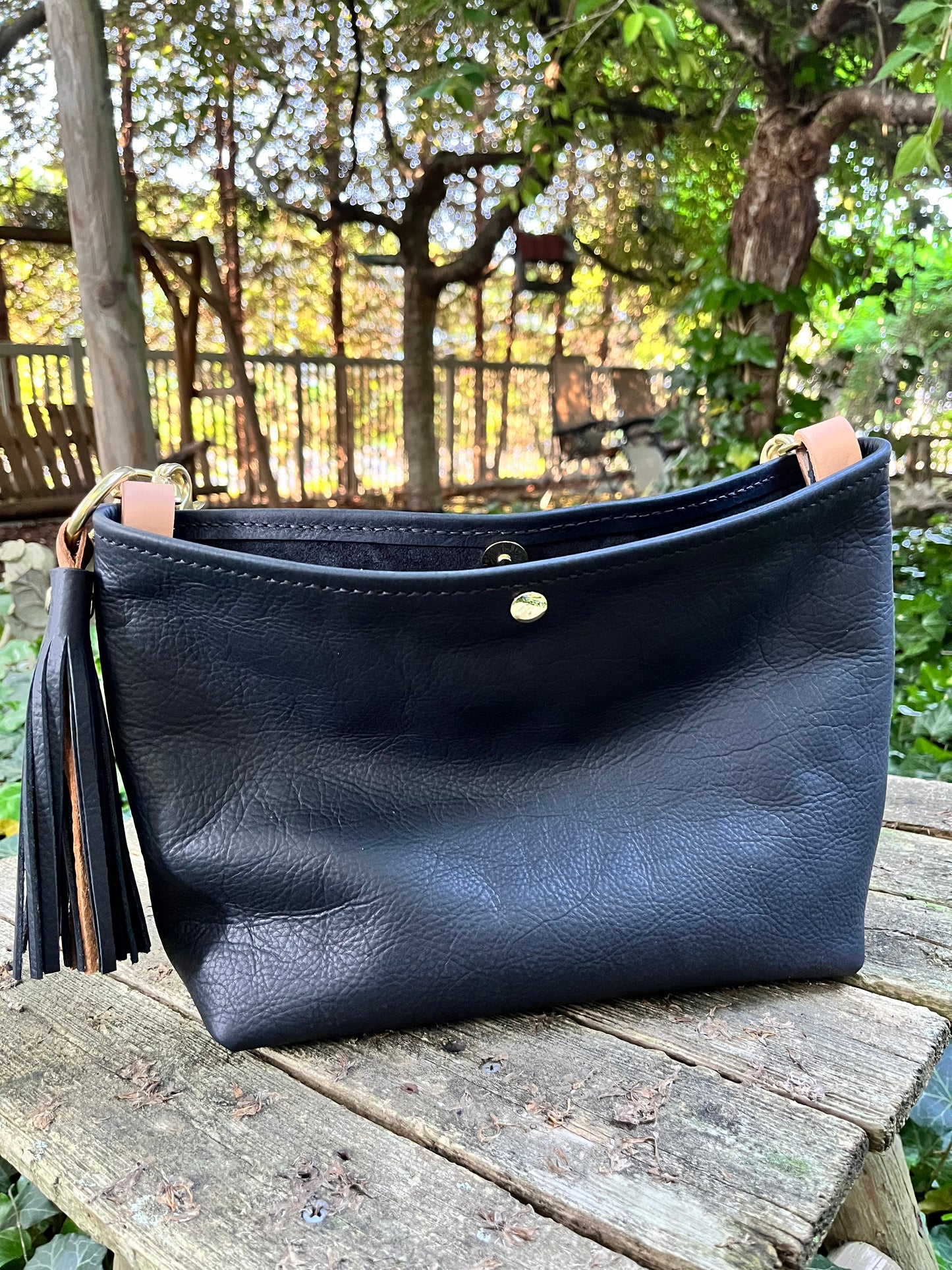 Custom Mini Mimi Convertible Bag in Black Kodiak