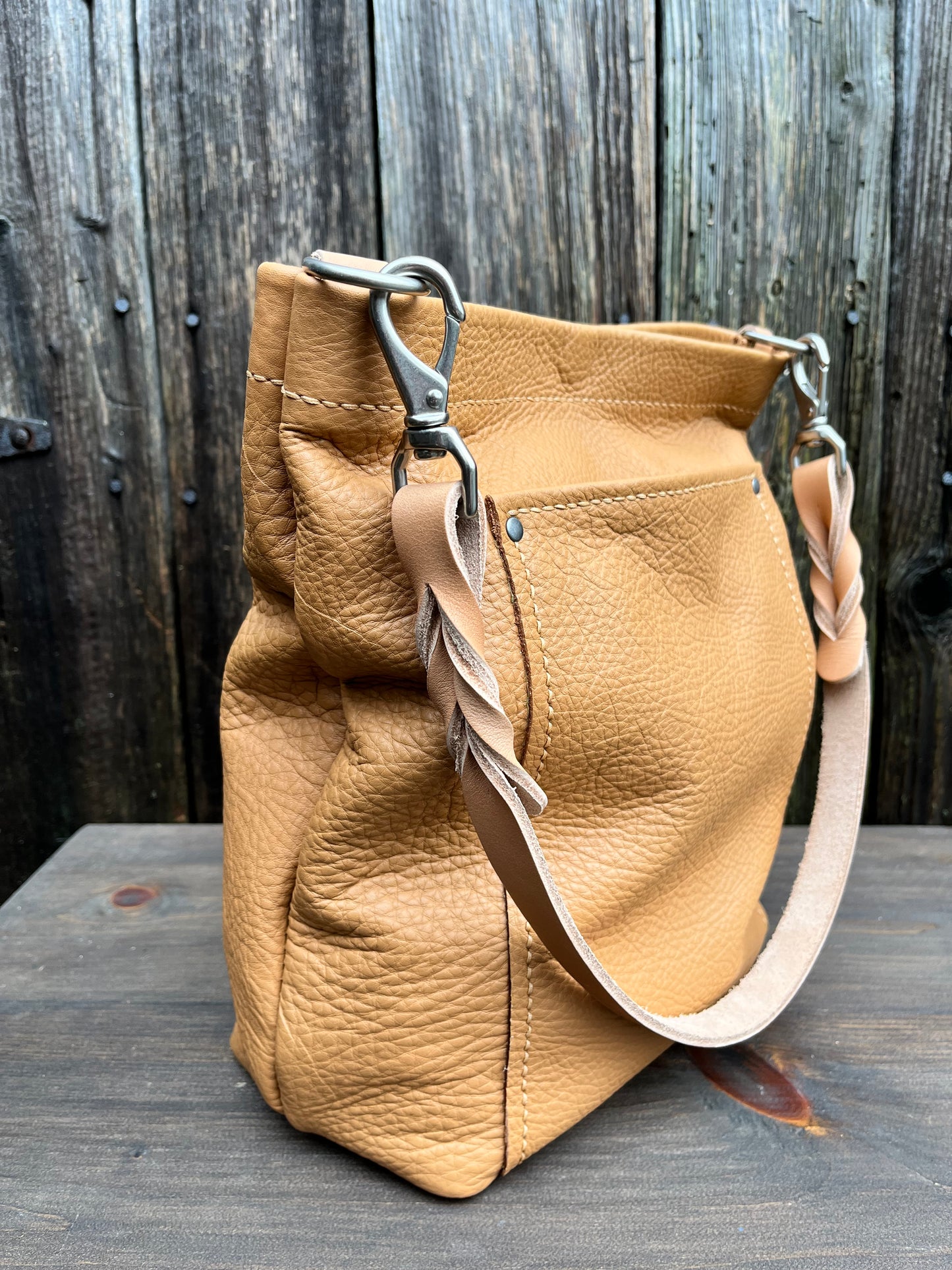 Bonnie Bucket / Choose Your Full Grain Leather / Made to Order