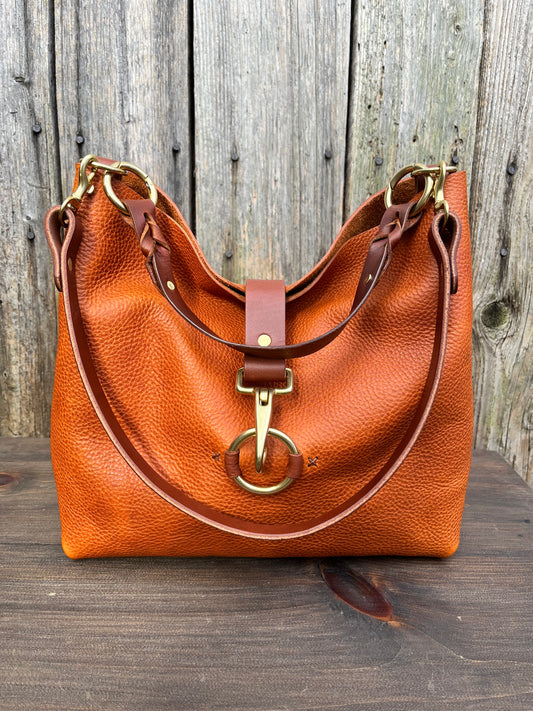 SoHo Handbag in Badalassi Carlo Italian Vachetta Leather in Olmo
