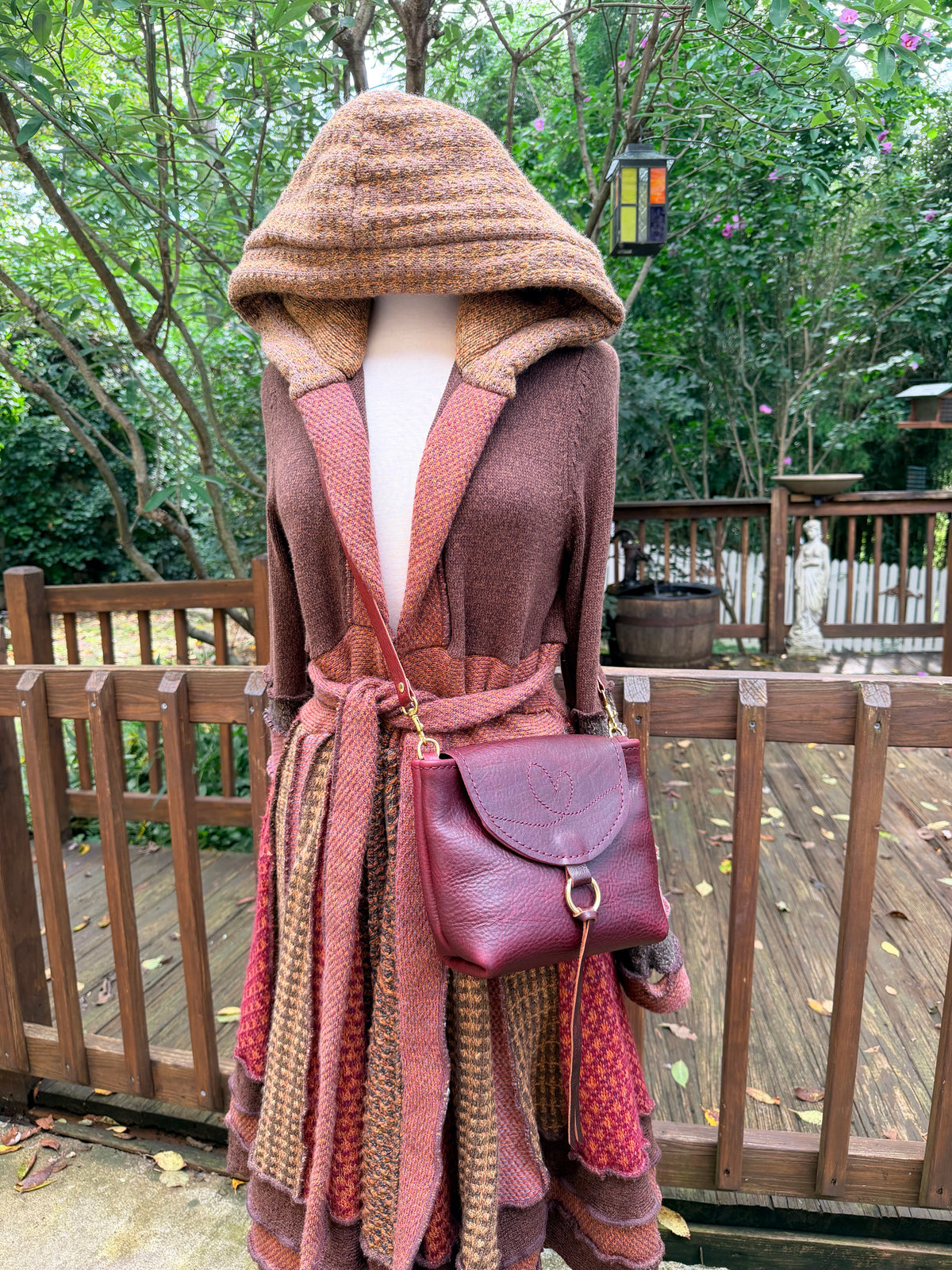 Bubby Heart Bag in Premium Oxblood