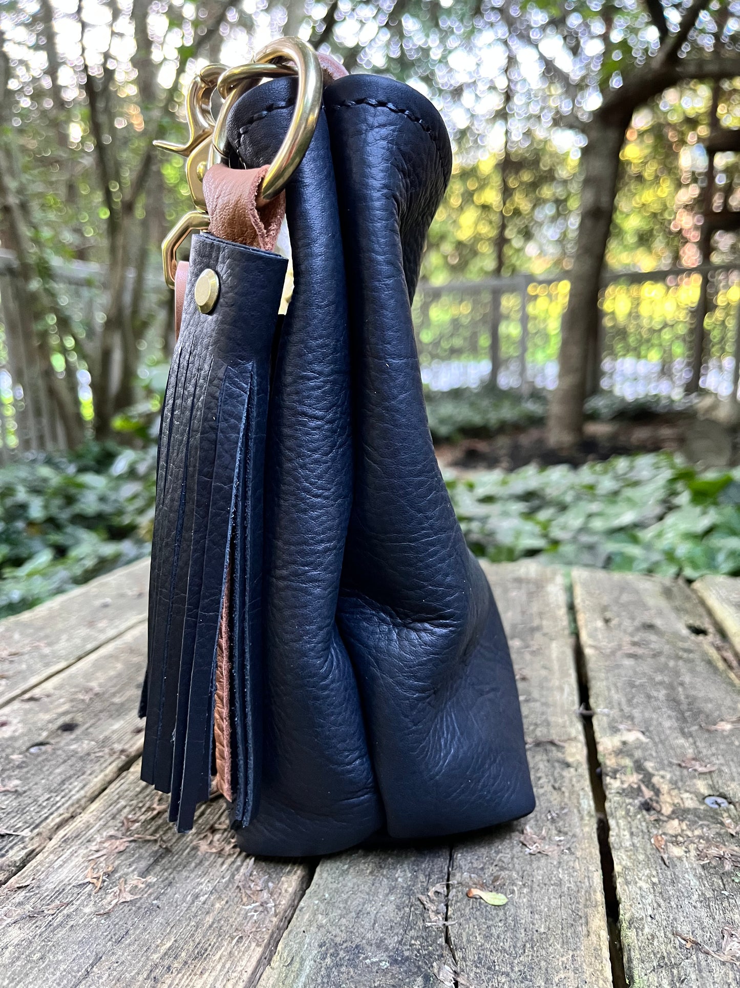 Custom Mini Mimi Convertible Bag in Black Kodiak