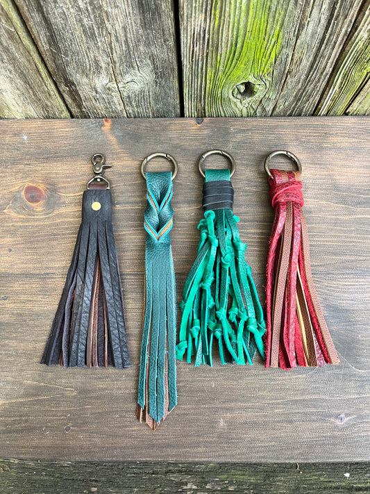 Handmade Leather Tassels for Melissa