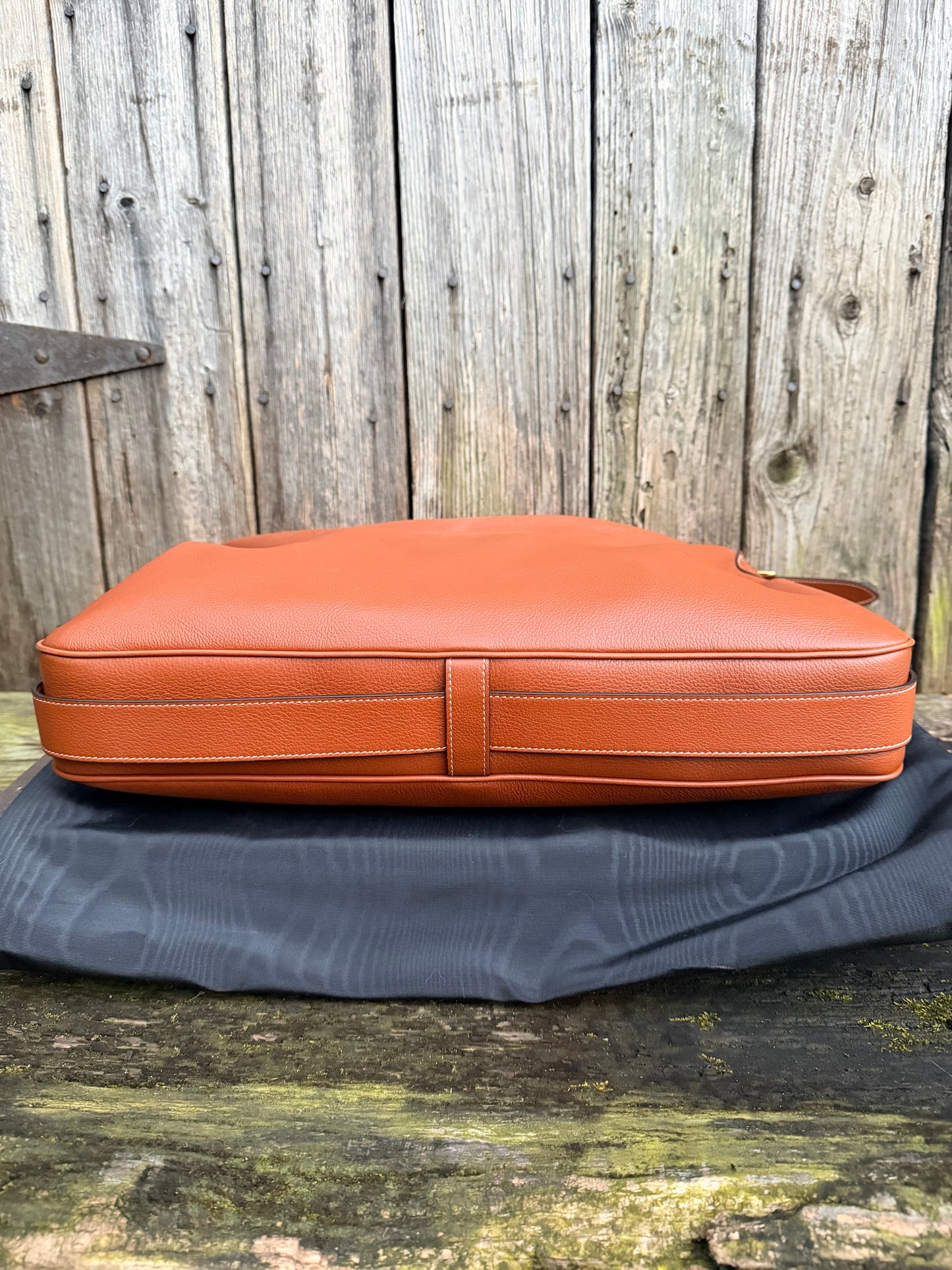 Celine Large Romy Tan Leather Shoulder Bag