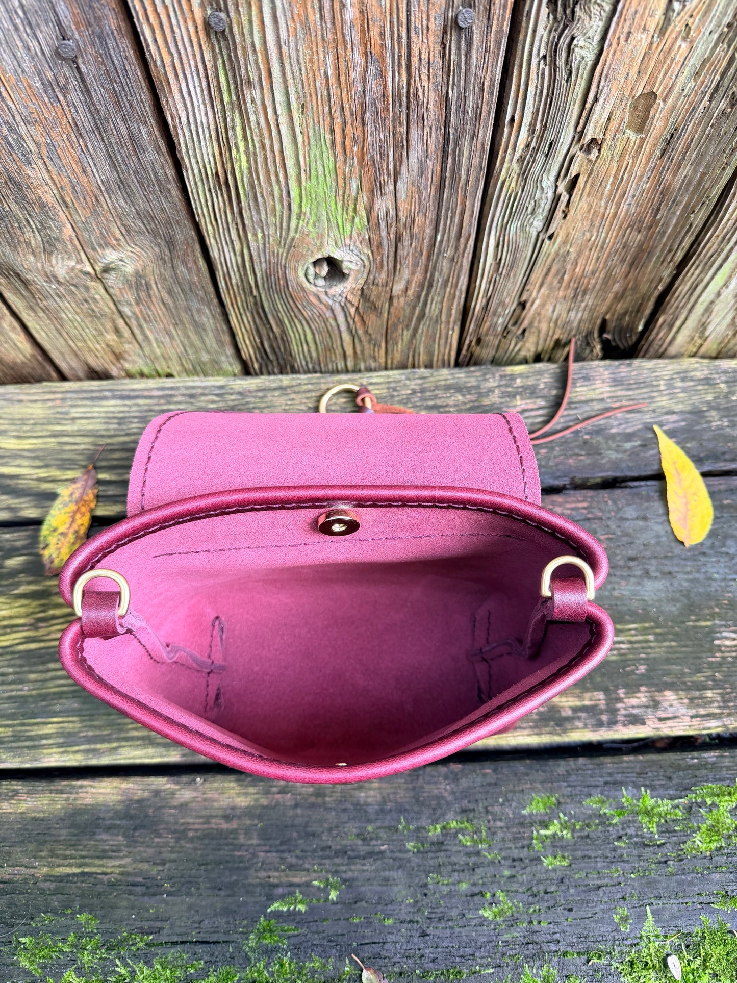 Bubby Heart Bag in Premium Oxblood