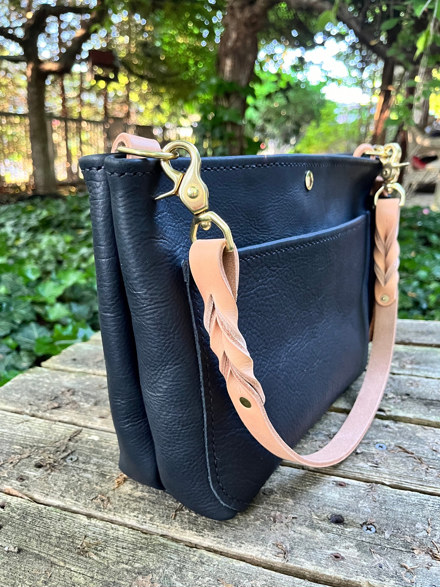 Custom Mini Mimi Convertible Bag in Black Kodiak