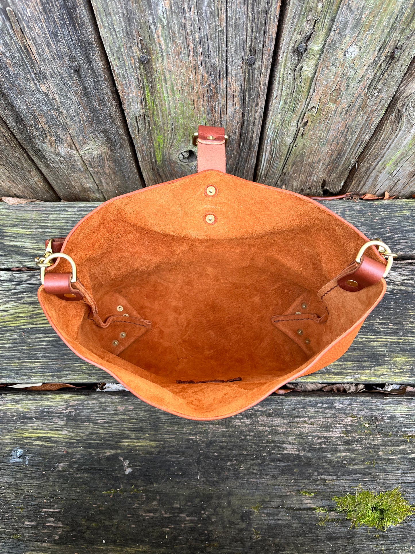 SoHo Handbag in Badalassi Carlo Italian Vachetta Leather in Olmo