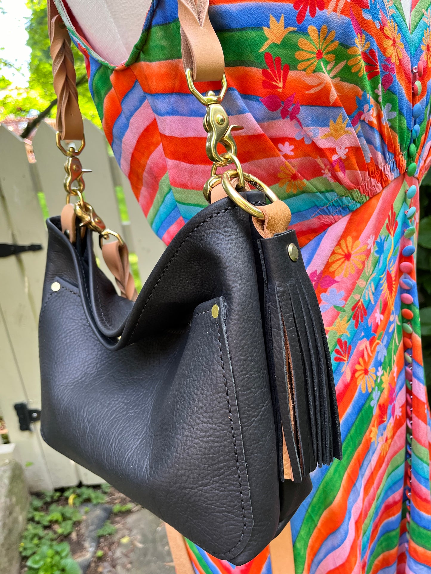 Custom Mini Mimi Convertible Bag in Black Kodiak