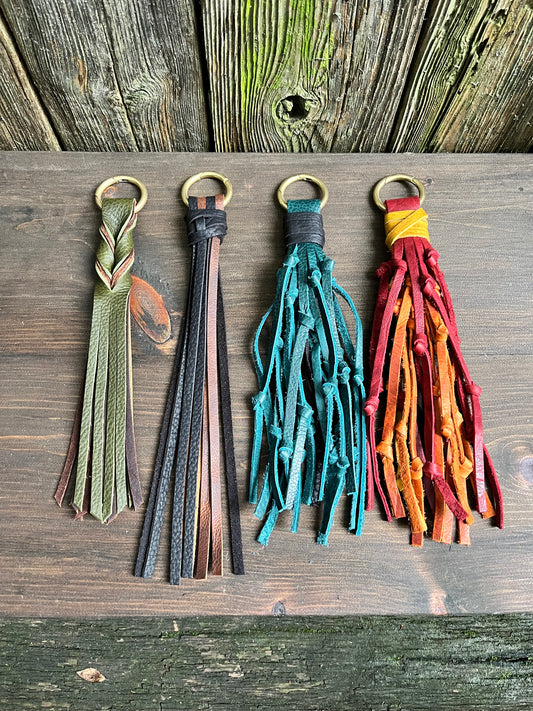 Handmade Leather Tassels