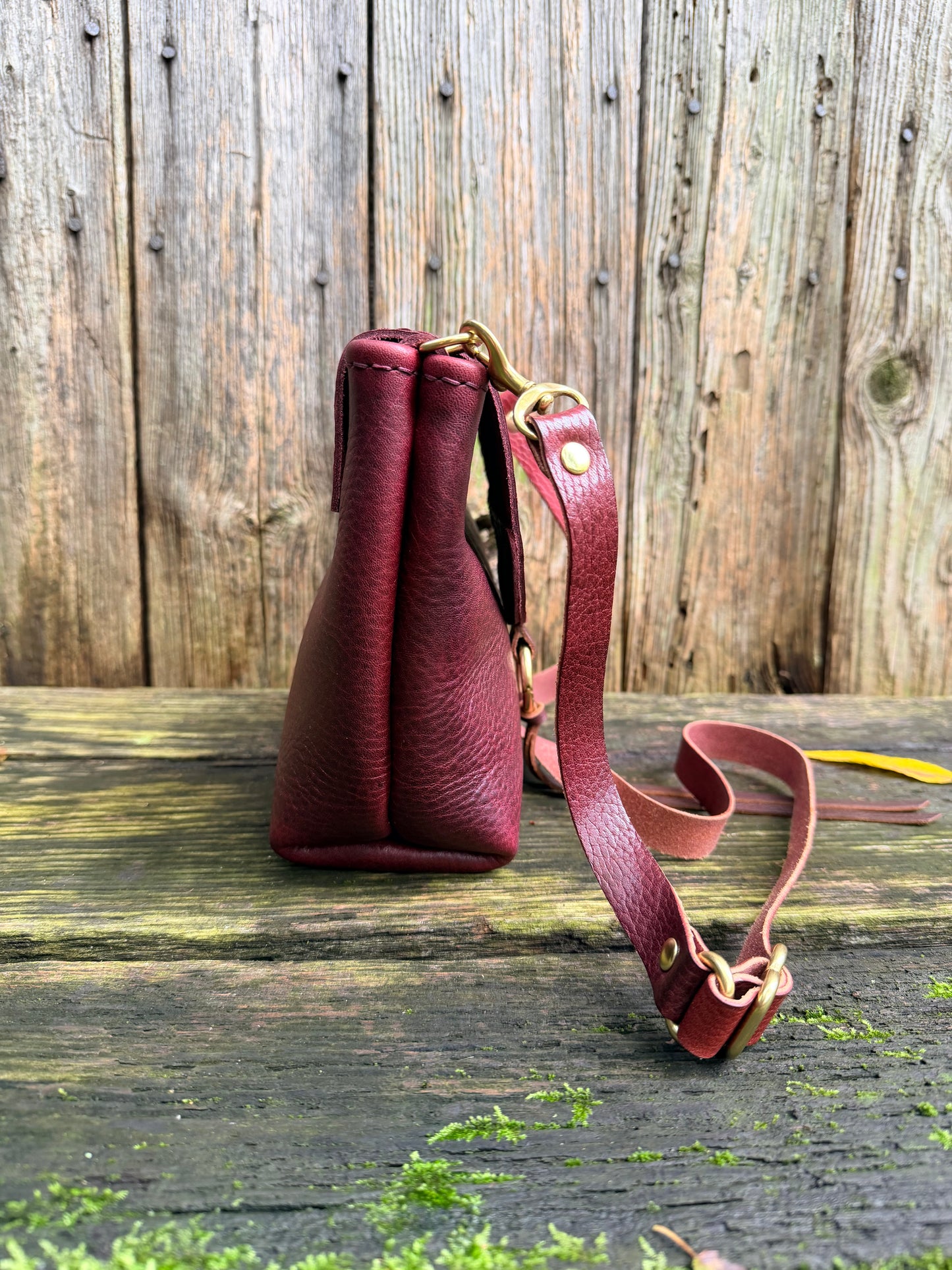 Bubby Heart Bag in Premium Oxblood