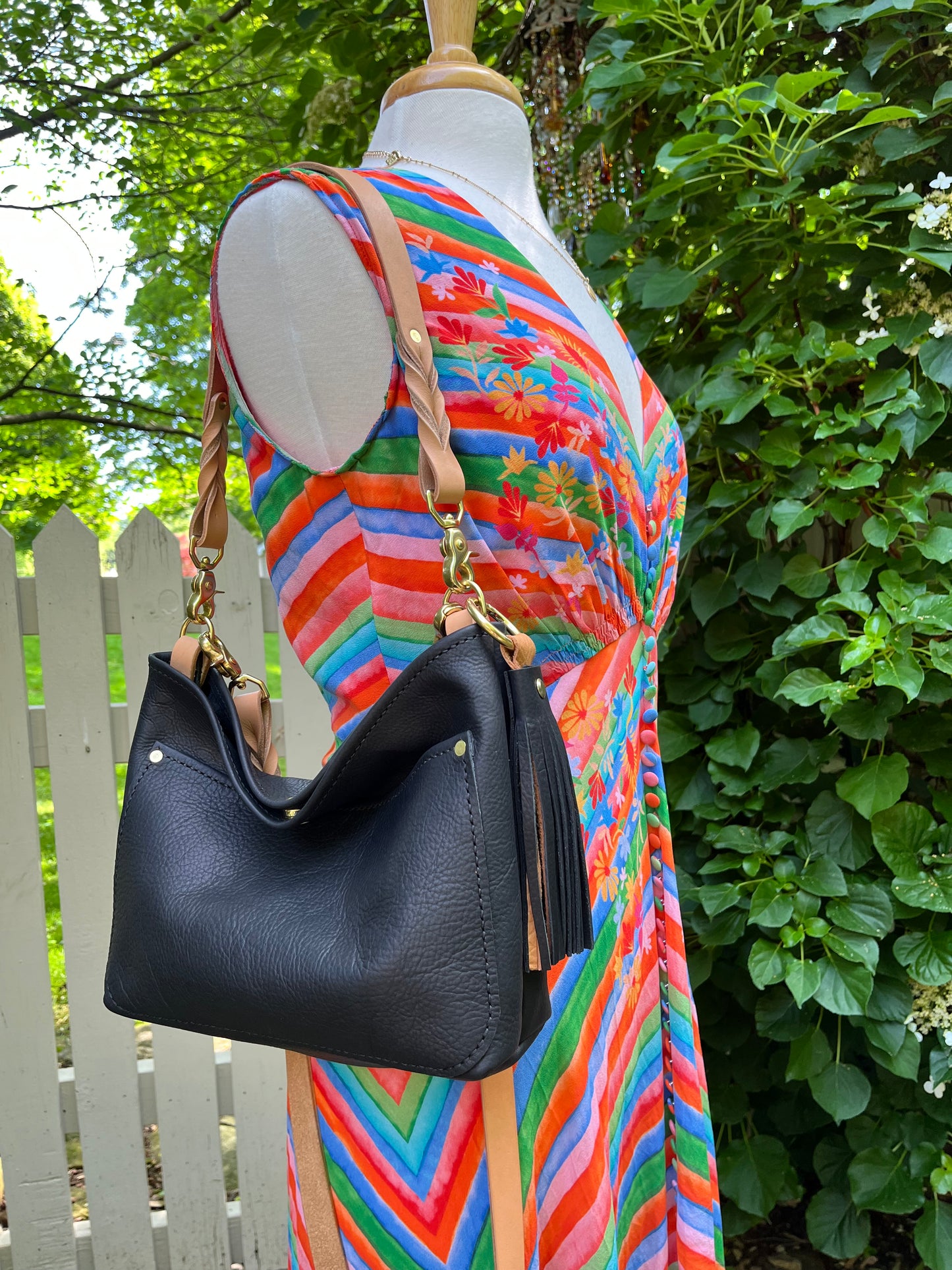 Custom Mini Mimi Convertible Bag in Black Kodiak