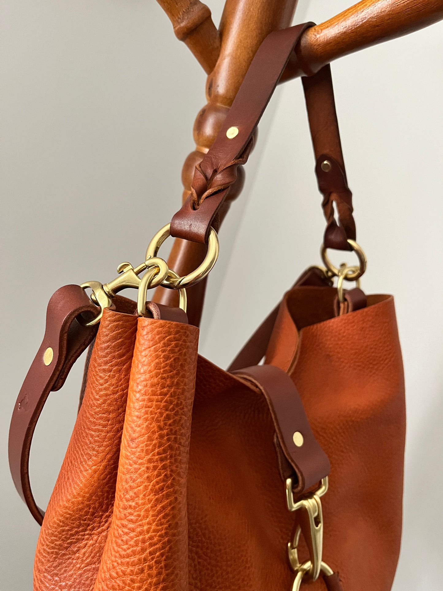 SoHo Handbag in Badalassi Carlo Italian Vachetta Leather in Olmo