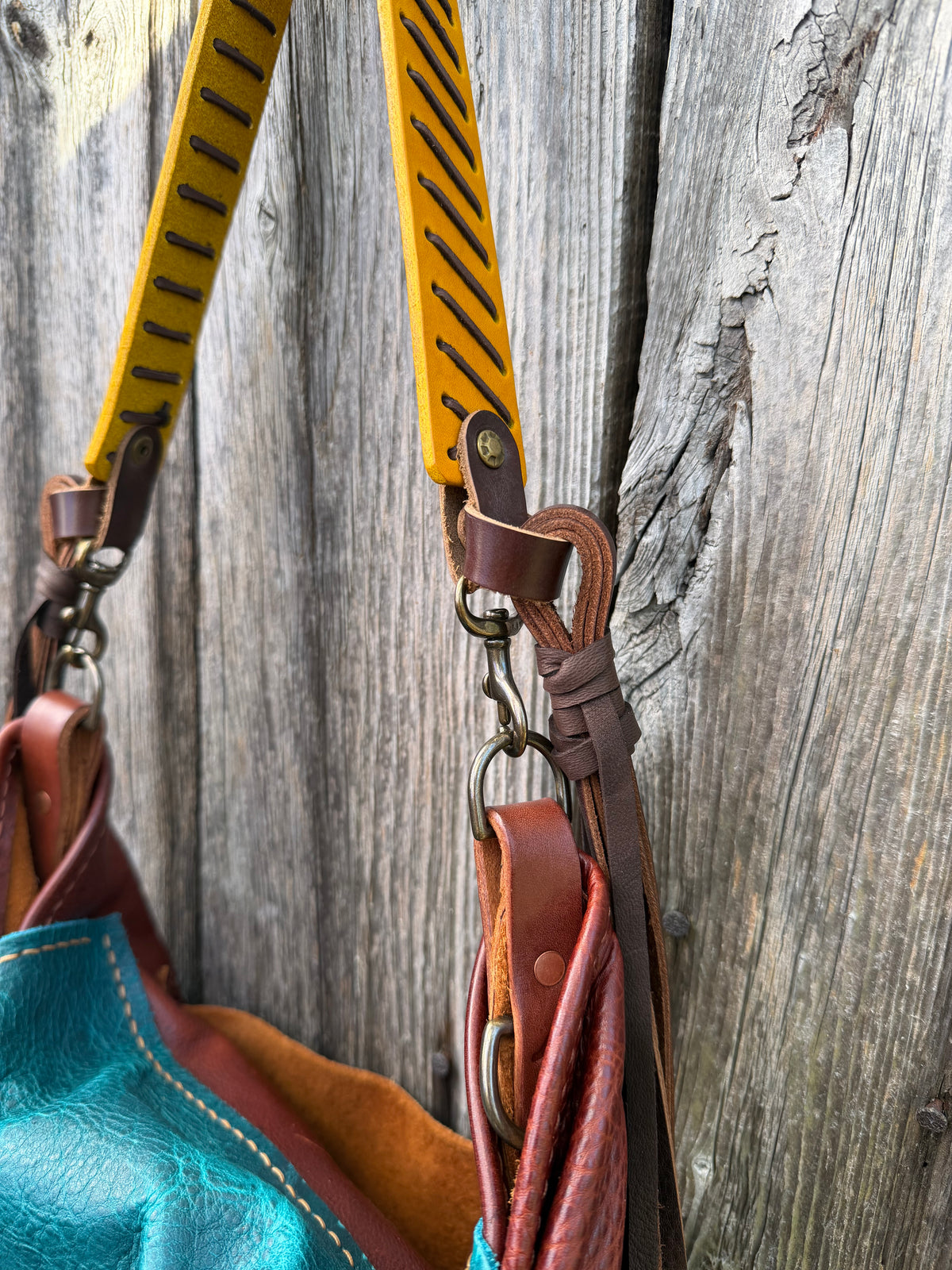 Bag Lady Strap in Hazard Horween