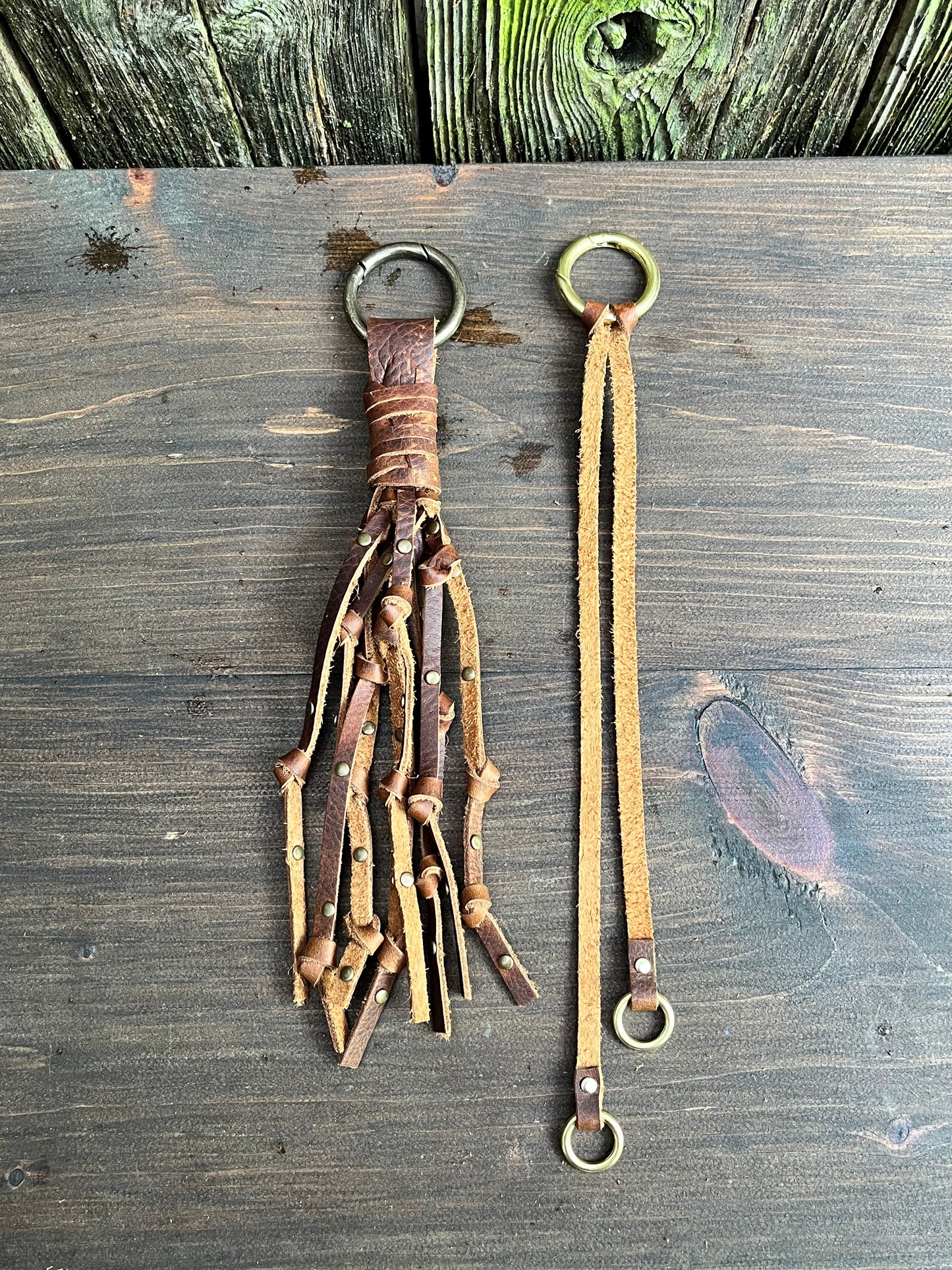 Handmade Rustic Leather Tassels