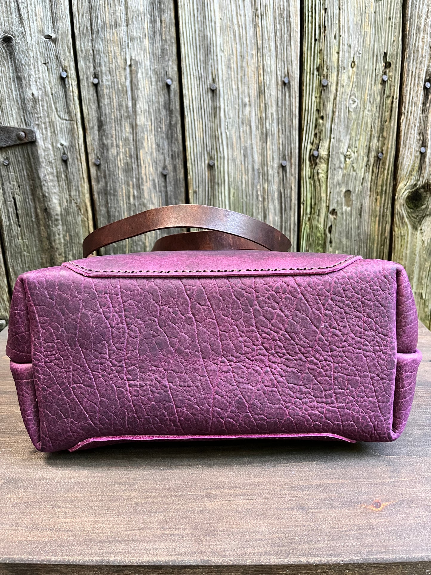 Foxy Organizer Tote Mini in Grape Bison
