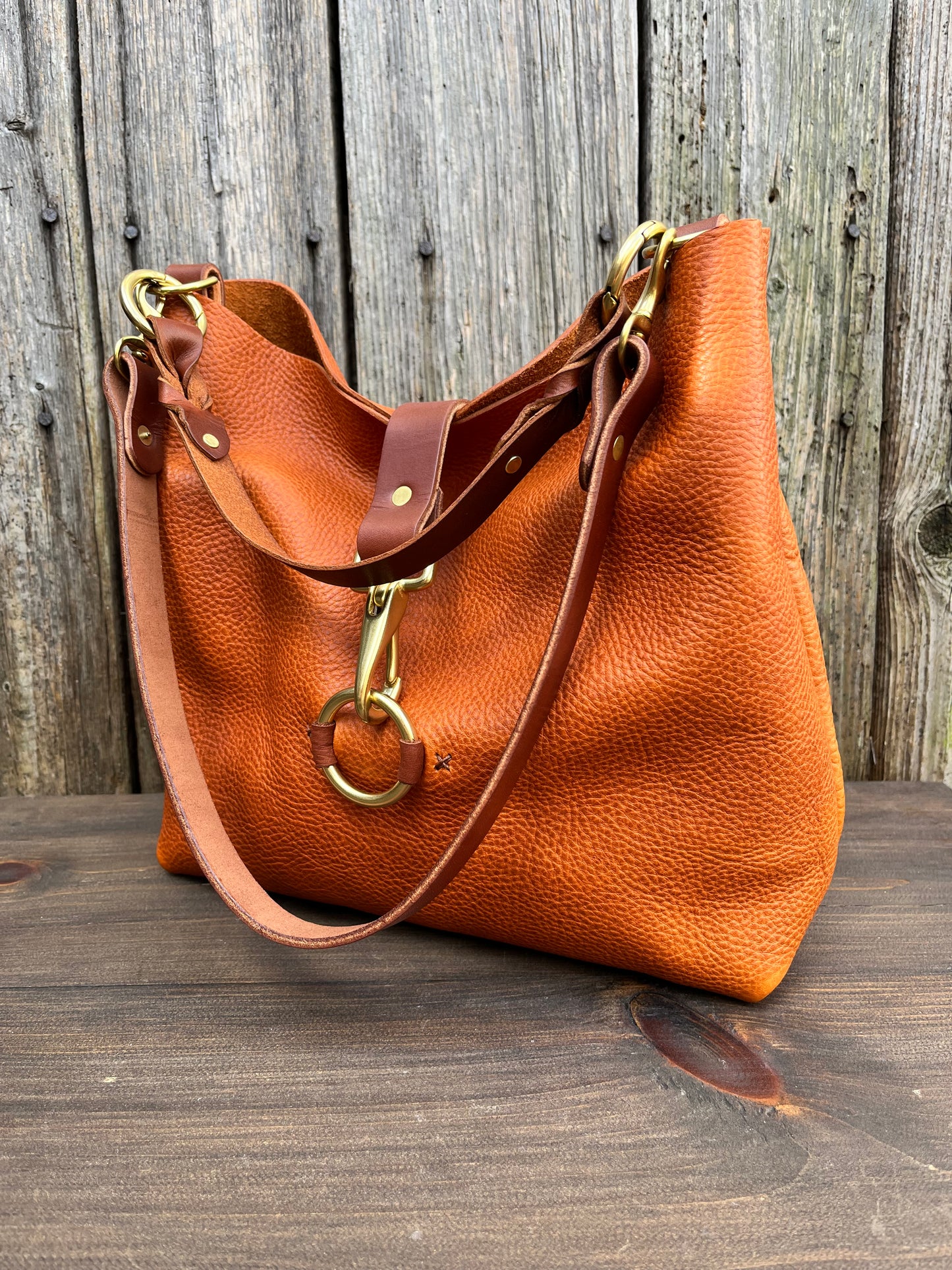 SoHo Handbag in Badalassi Carlo Italian Vachetta Leather in Olmo