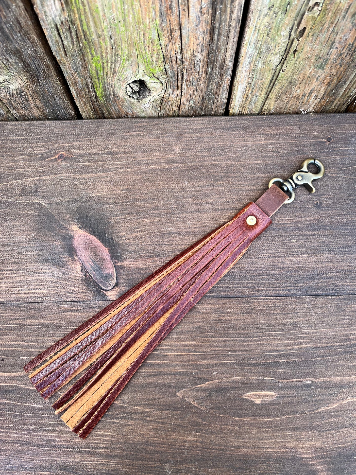 Handmade Fox Leather Tassel