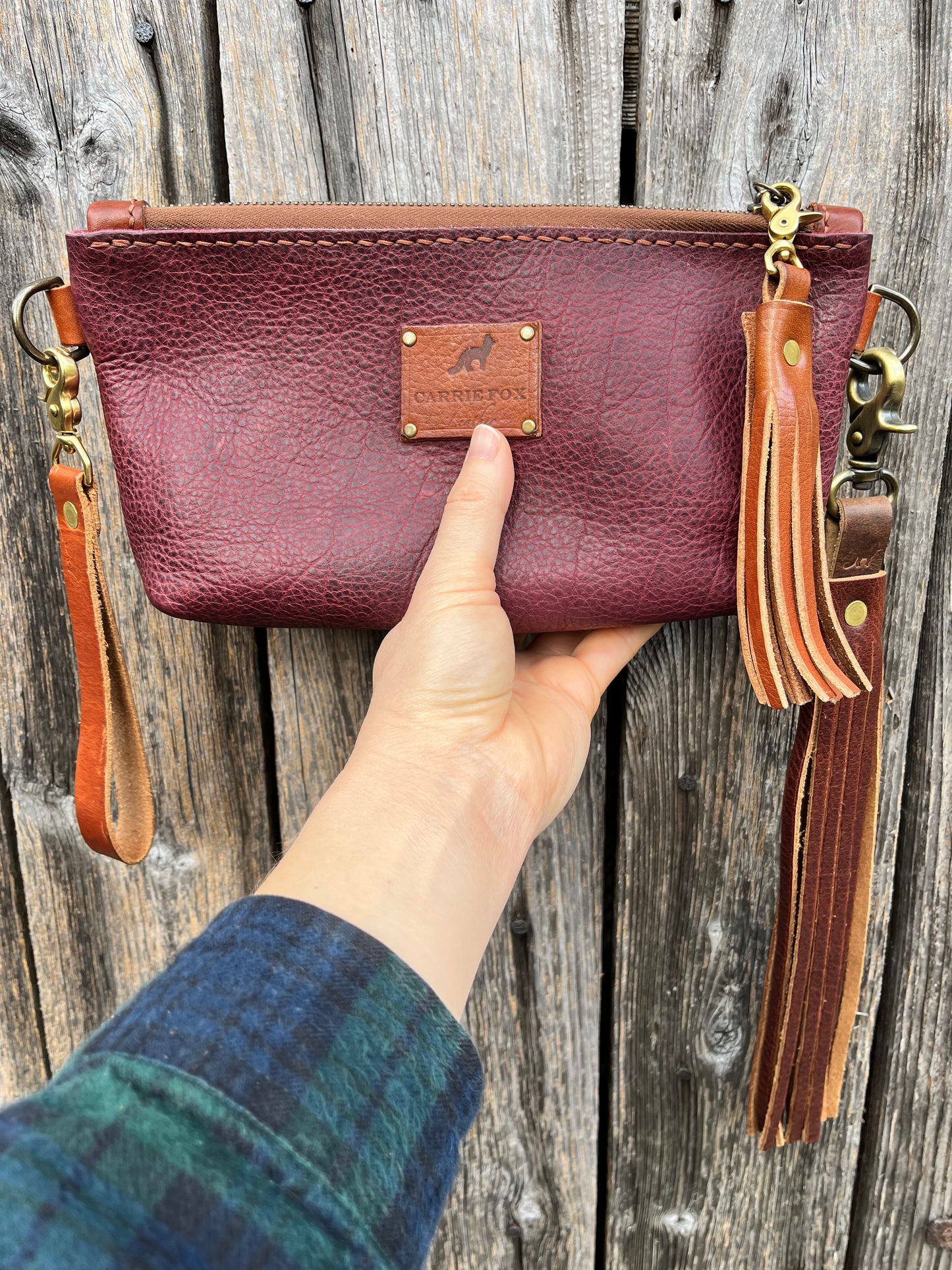 Handmade Fox Leather Tassel